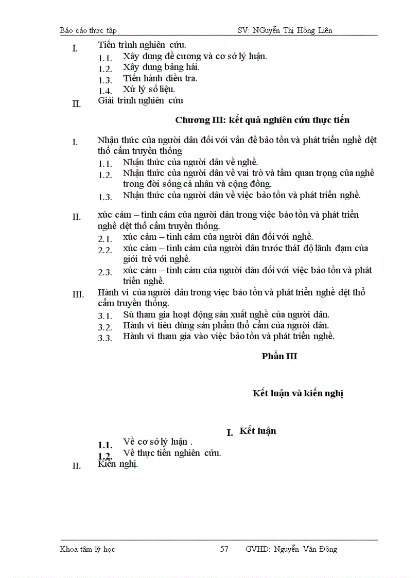 image for page Thái độ đối với việc bảo tồn và phát triển nghề dệt thổ cẩm truyền thống của người dân bản Pakết và bản Lè – Phường Trung Tâm – Thị xã Nghĩa Lộ – Tỉnh Yên Bái