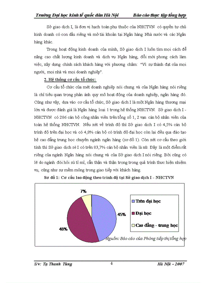 image for page Khái quát tình hình hoạt động của Sở giao dịch I -Ngân Hàng Công Thương Việt Nam
