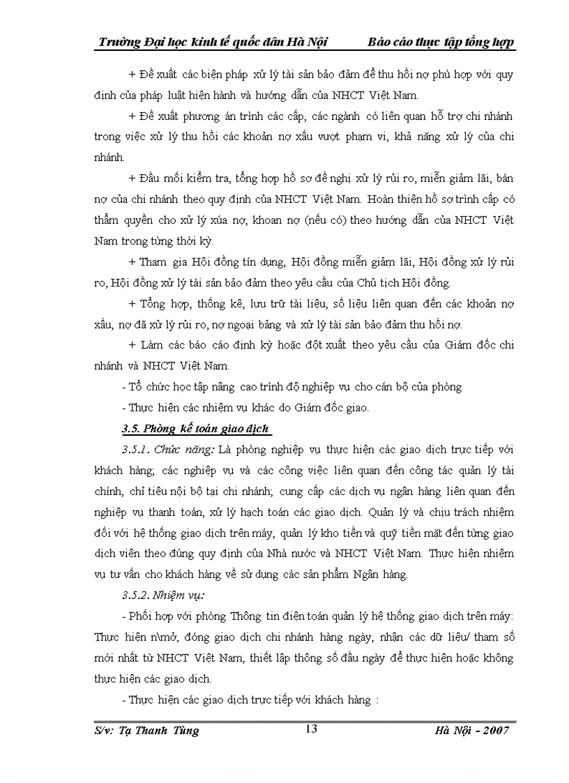 image for page Khái quát tình hình hoạt động của Sở giao dịch I -Ngân Hàng Công Thương Việt Nam