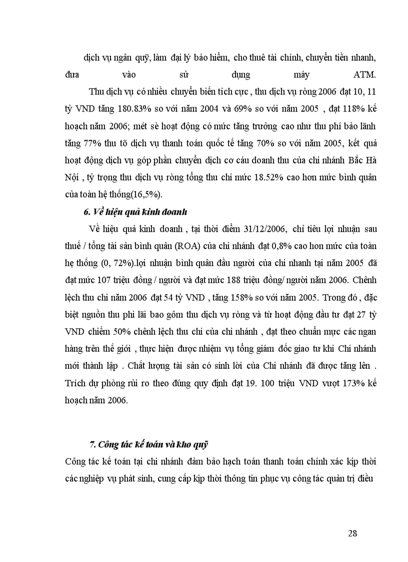 image for page Tình hình hoạt động kinh doanh của Chi nhánh Ngân hàng Đầu tư và Phát triển Bắc Hà Nội