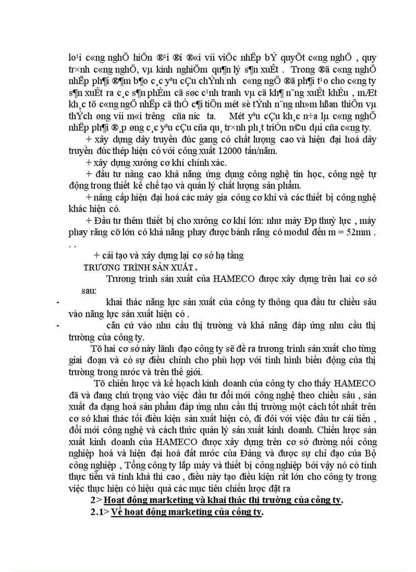 image for page Nghiên cứu giải pháp nâng cao hiệu quả hoạt động sản xuất kinh doanh và quản lý chất lượng taị công ty cơ khí Hà Nội