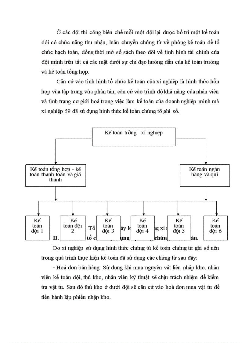 Thực trạng tổ chức hạch toán kế toán tại xí nghiệp 59 - Công ty xây lắp 695