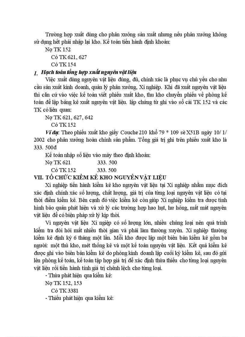 image for page Tổ chức công tác kế toán nguyên vật liệu tại Xí nghiệp In Bưu điện