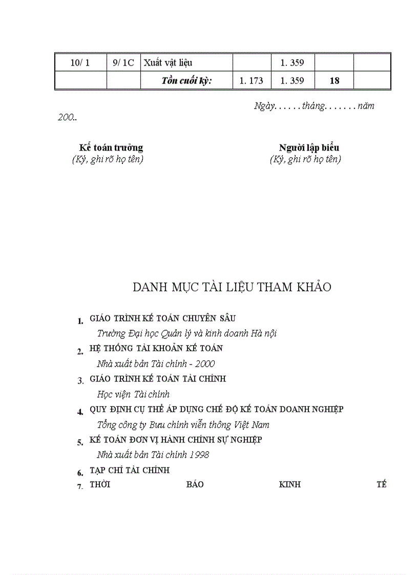 image for page Tổ chức công tác kế toán nguyên vật liệu tại Xí nghiệp In Bưu điện