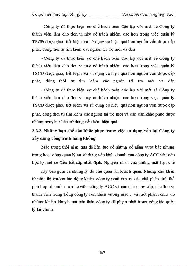 image for page Thực trạng sử dụng vốn tại Công ty xây dựng công trình hàng không