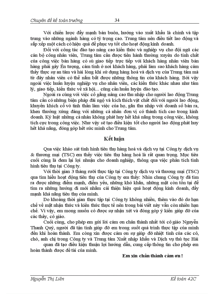 image for page Hoàn thiện kế toán lưu chuyển hàng hoá Xuất khẩu và Kết quả tiêu thụ hàng Xuất khẩu tại Công ty Dịch vụ & Thương mại – TSC