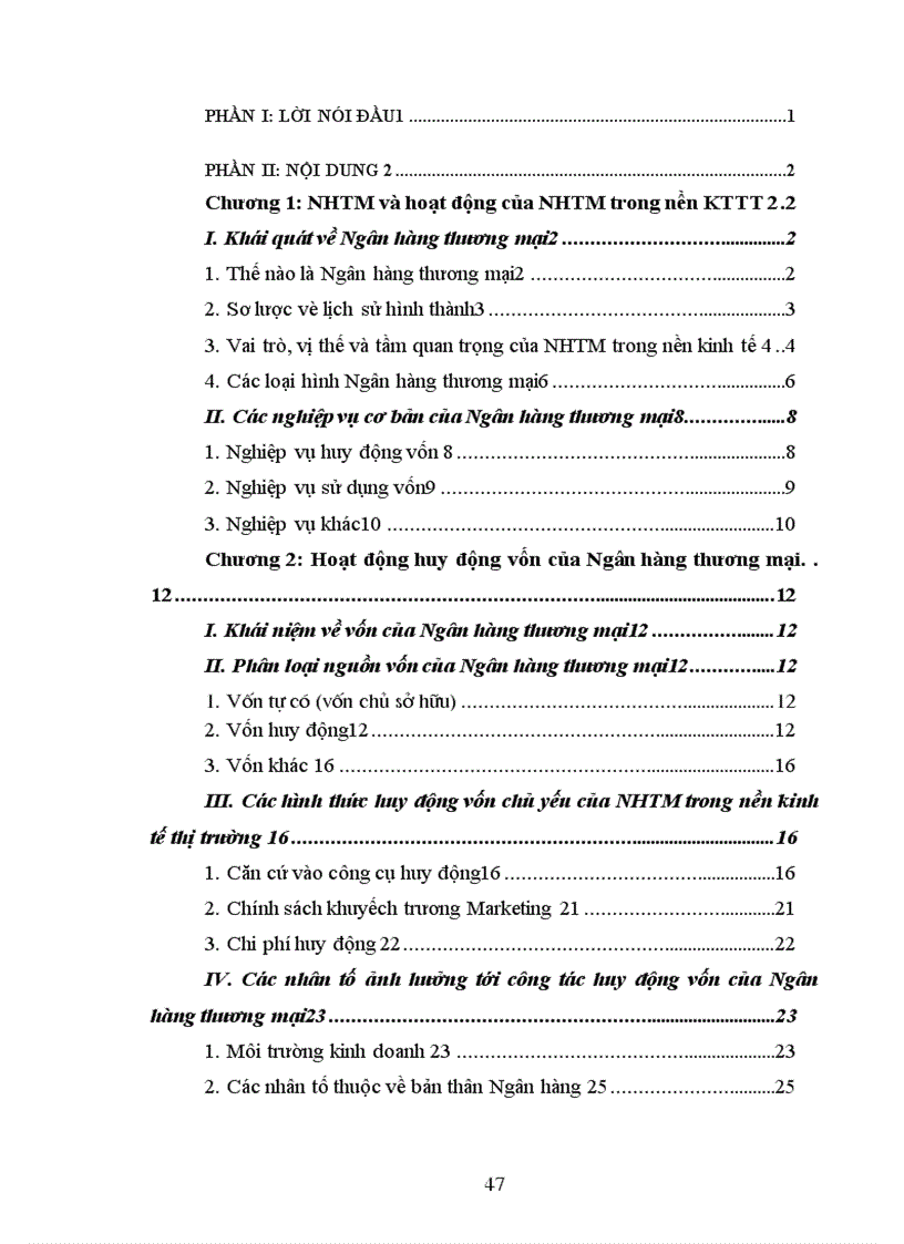 image for page Hoạt động huy động vốn của Ngân hàng thương mại trong nền kinh tế thị trường