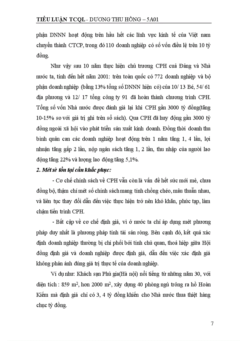 image for page Cổ phần hoá doanh nghiệp Nhà nước ở Việt nam -Giải pháp để đẩy mạnh tiến trình cổ phần hoá.