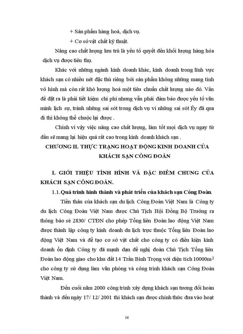 image for page Báo cáo tổng hợp khách sạn Công đoàn Việt Nam.