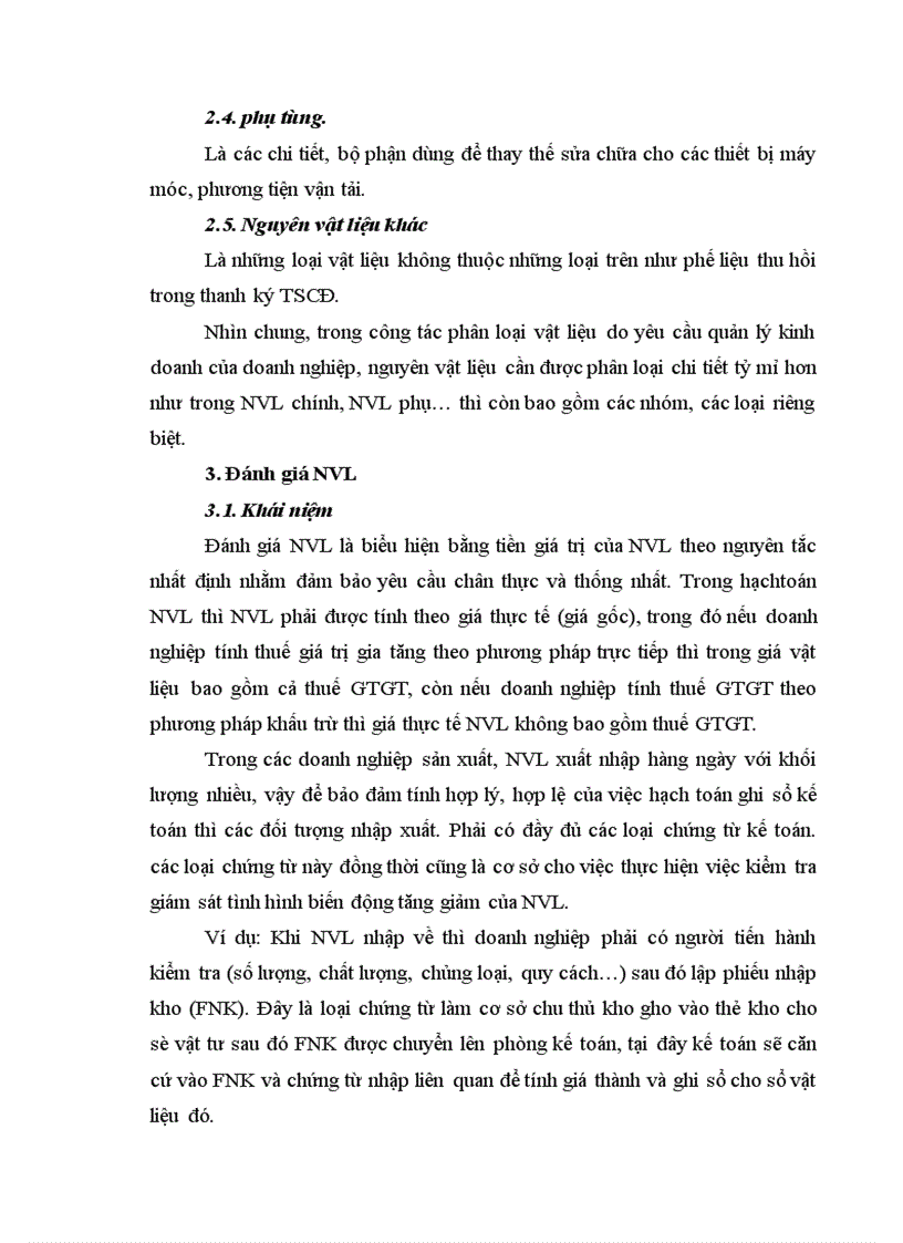 image for page Hoàn thiện công tác kế toàn nguyên vật liệu tại Công ty cổ phần Hà Bắc