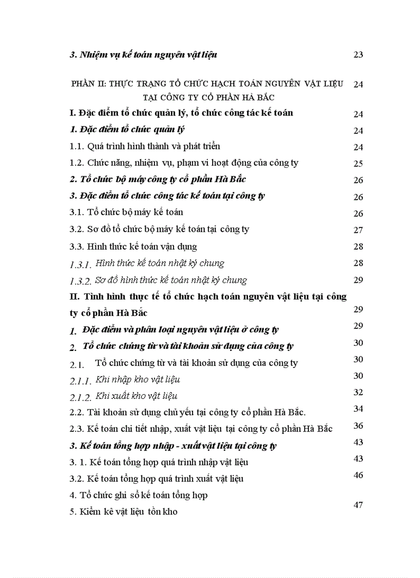 image for page Hoàn thiện công tác kế toàn nguyên vật liệu tại Công ty cổ phần Hà Bắc