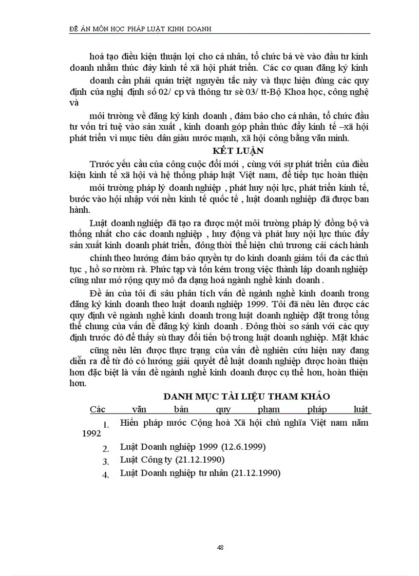 image for page Một số vấn đề pháp lý về ngành nghề kinh doanh trong chế độ đăng ký kinh doanh theo luật doanh nghiệp