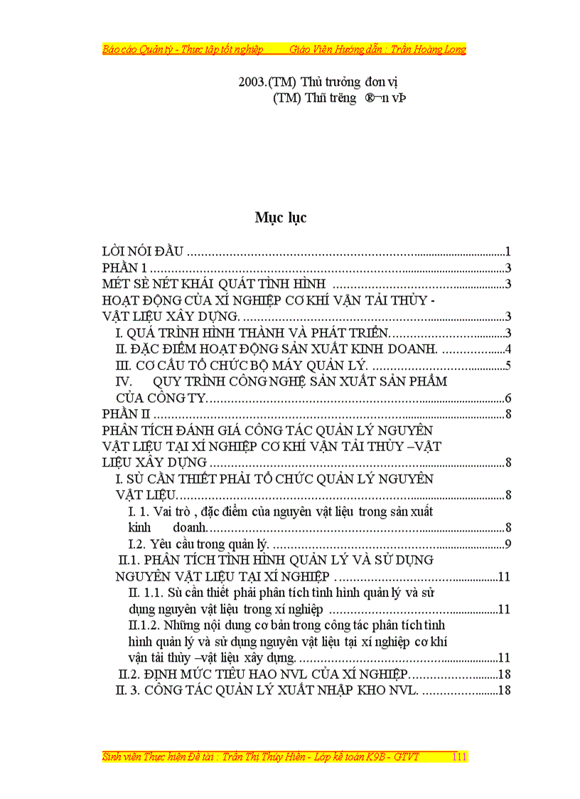 image for page Công tác quản lý nguyên vật liệu tại xí nghiệp cơ khí vận tải thủy vật liệu xây dựng