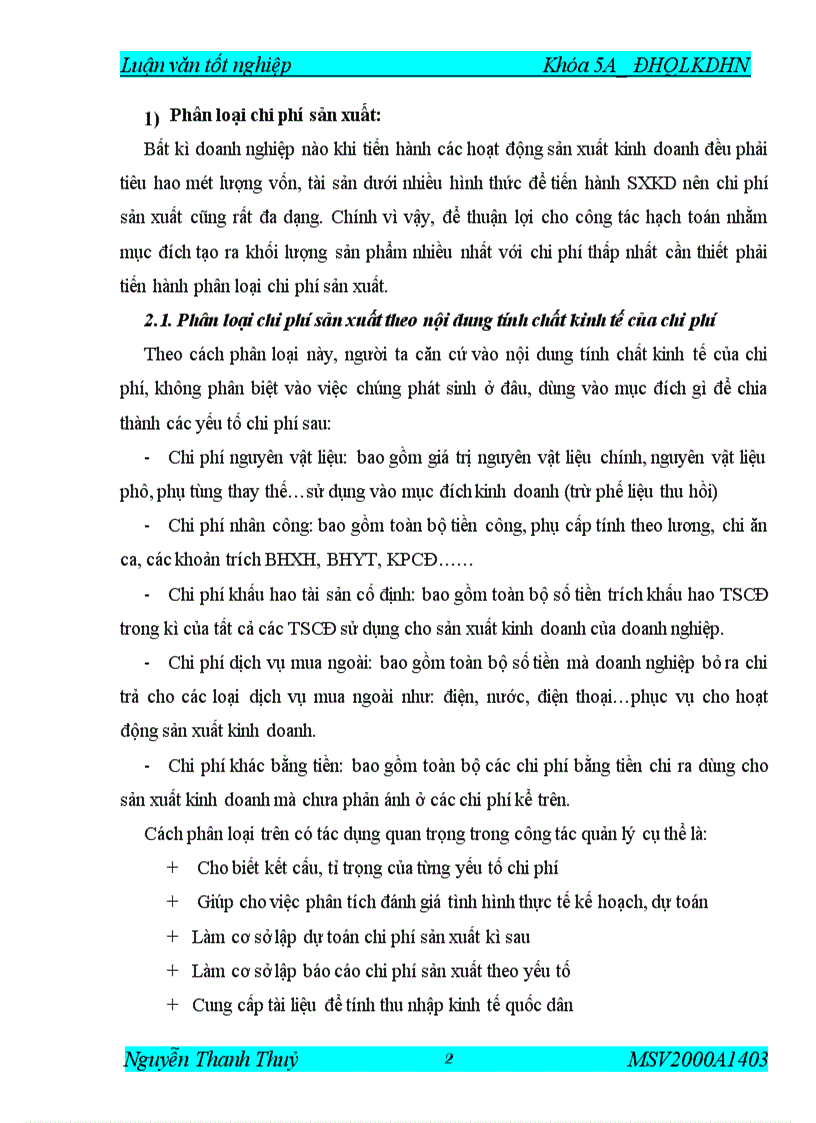 image for page Hạch toán chi phí sản xuất và tính giá thành sản phẩm trong doanh nghiệp