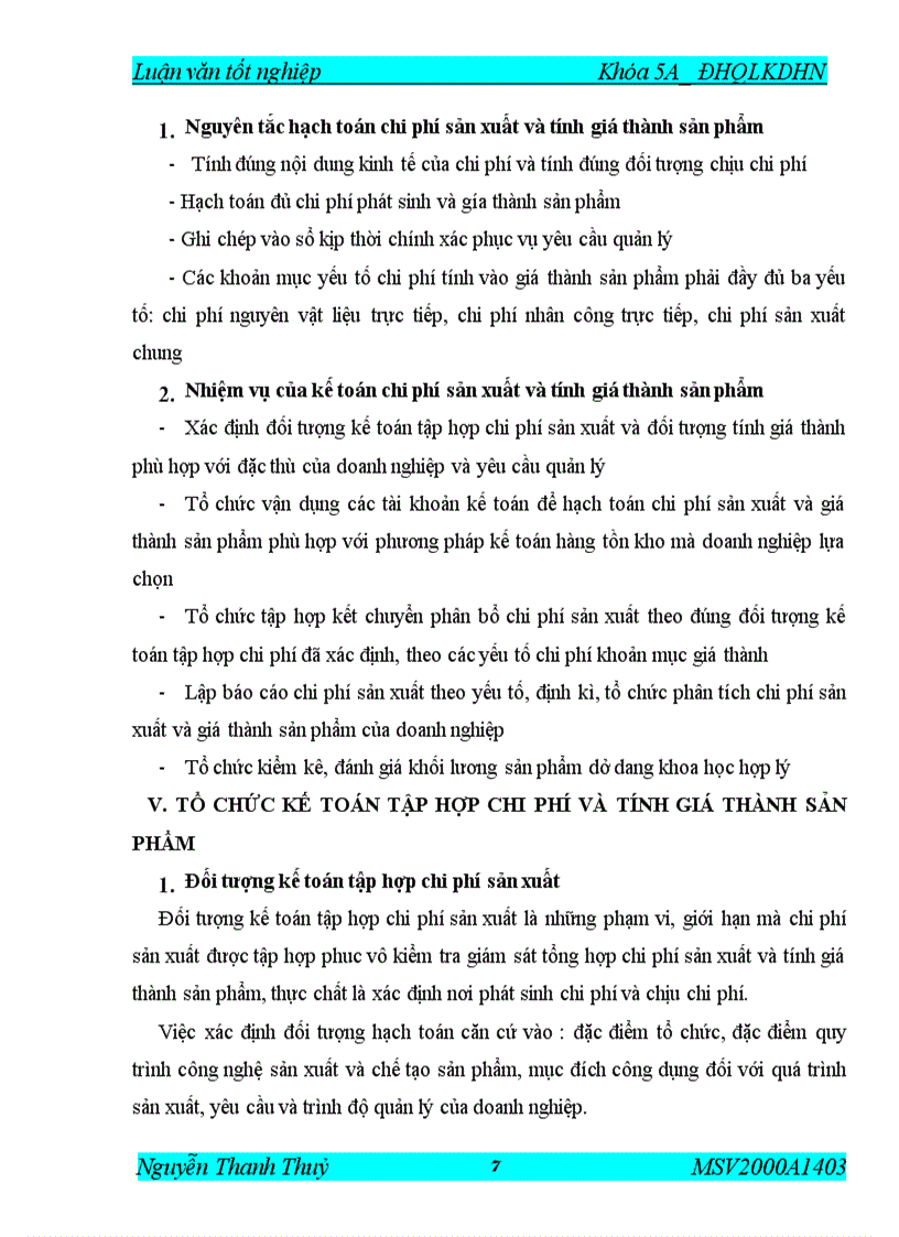 image for page Hạch toán chi phí sản xuất và tính giá thành sản phẩm trong doanh nghiệp