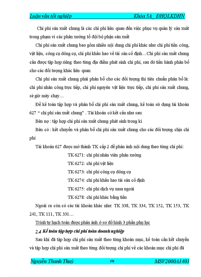 image for page Hạch toán chi phí sản xuất và tính giá thành sản phẩm trong doanh nghiệp