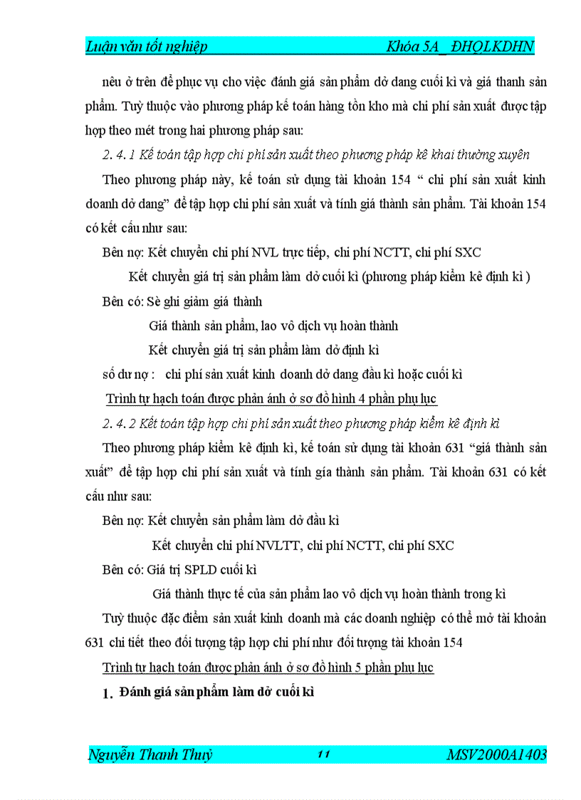 image for page Hạch toán chi phí sản xuất và tính giá thành sản phẩm trong doanh nghiệp