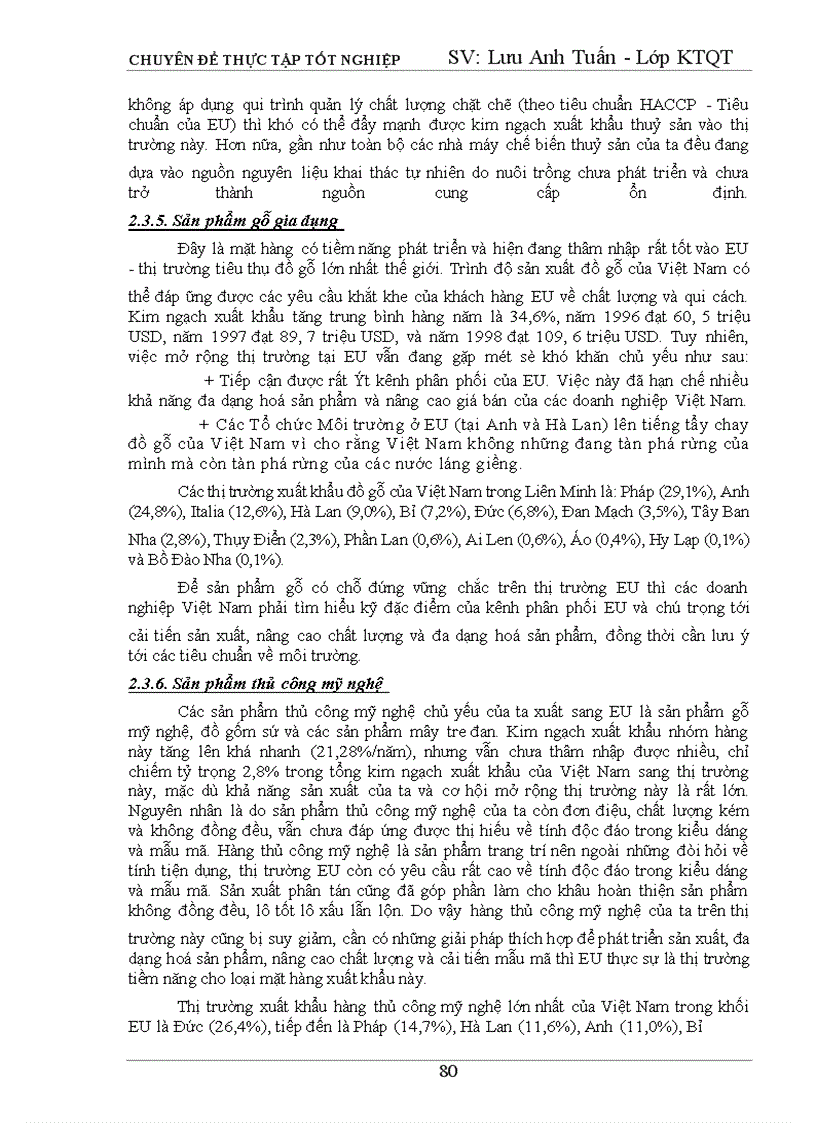 image for page Khả năng thâm nhập hàng hoá của Việt nam vào thị trường EU