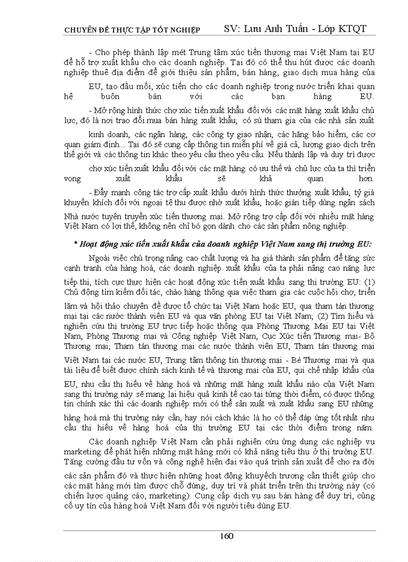 image for page Khả năng thâm nhập hàng hoá của Việt nam vào thị trường EU