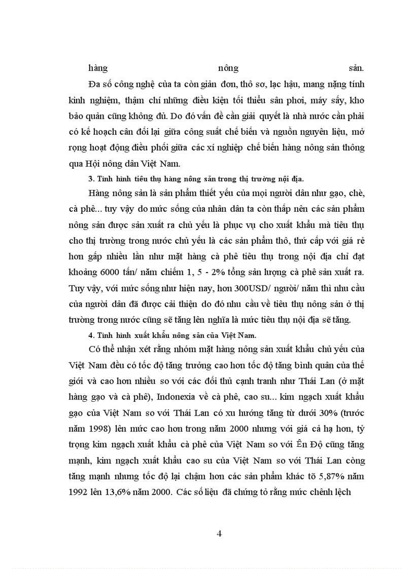 image for page Thực trạng cạnh tranh của hàng nông sản