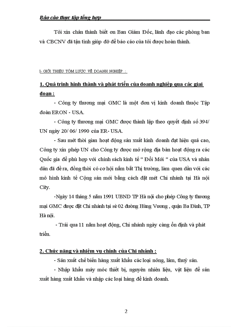 image for page Phân tích tình hình hoạt động kinh doanh của Công ty thương mại GMC