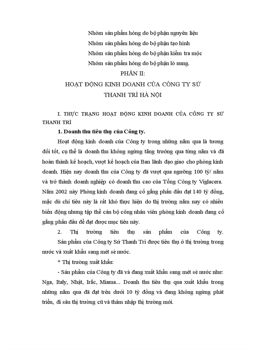 image for page Một số ý kiến nhằm nâng cao chất lượng sản phẩmdoanh thu của Công ty sứ thanh trì Hà Nội