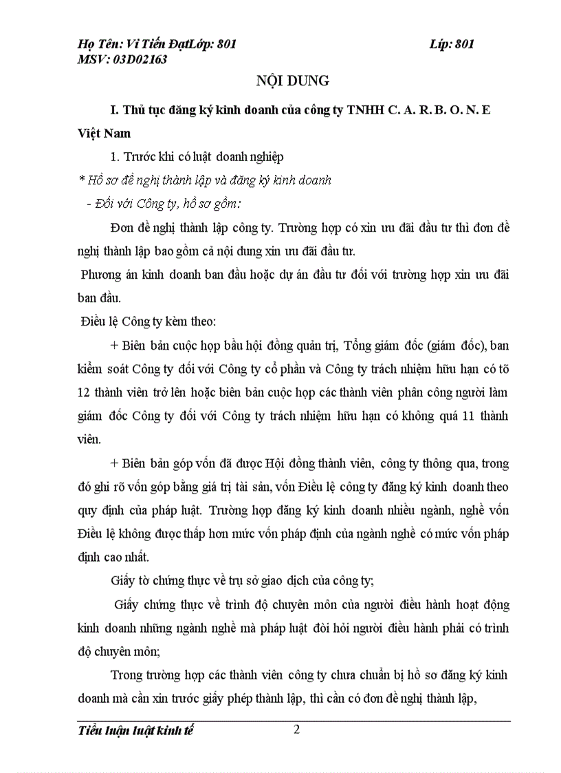 image for page Quá trình thành lập và phát triển của công ty TNHH C.A.R.B.O.N.E Việt Nam trong thời kỳ hội nhập.