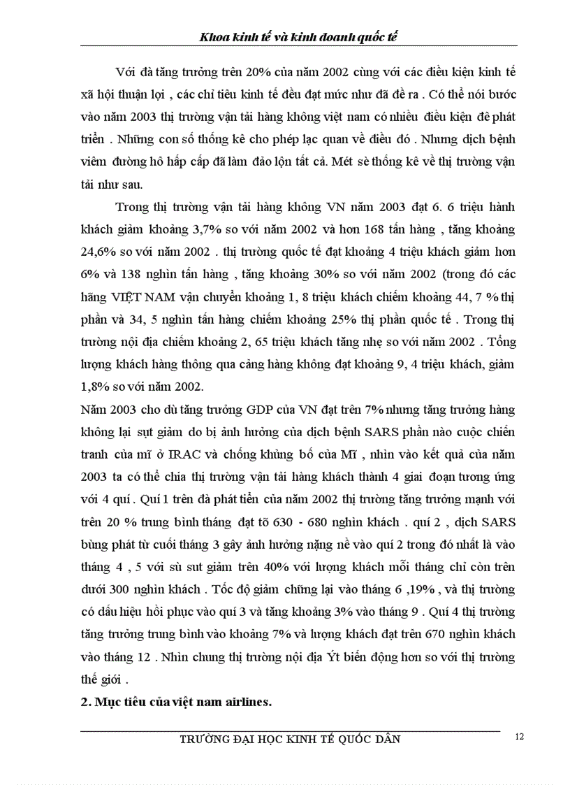 image for page Chiến lược và đánh giá chiến lược kinh doanh của VNA