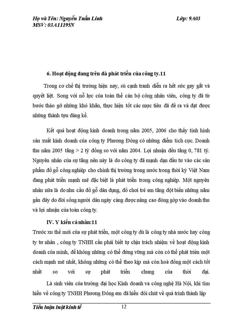 image for page Quá trình thành lập và phát triển của công ty TNHH Phương Đông trong kỳ hội nhập.