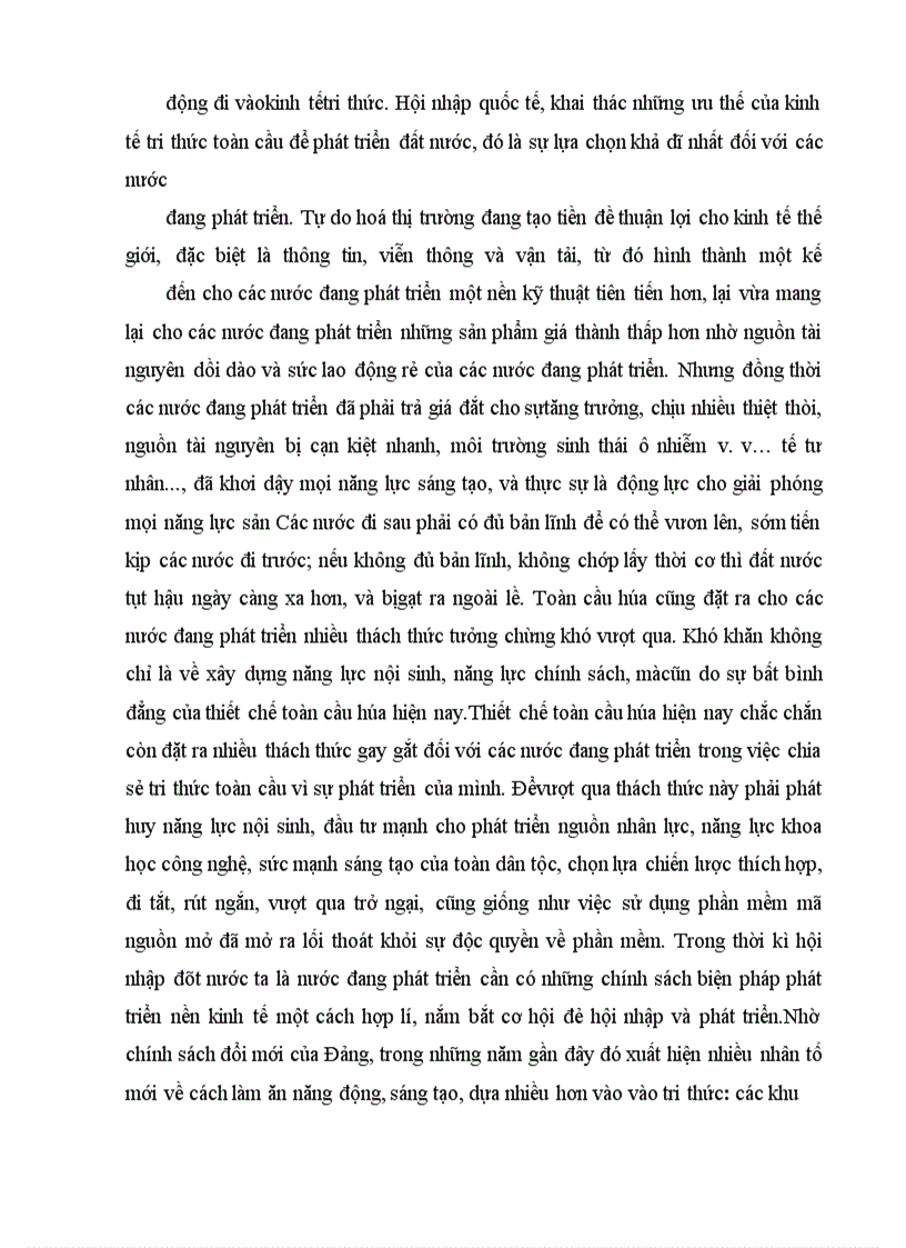 image for page Luận trứng vai trò của tri thức khoa học,công nghệ với phát triển kinh tế.