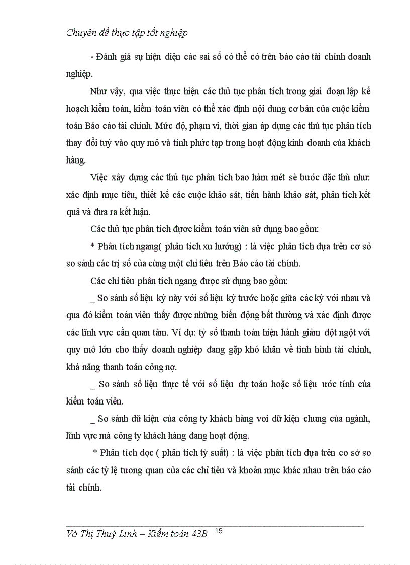 image for page Hoàn thiện lập kế hoạch kiểm toán Báo cáo tài chính do Công ty Cổ phần Kiểm toán và Tư vấn Thăng Long thực hiện.