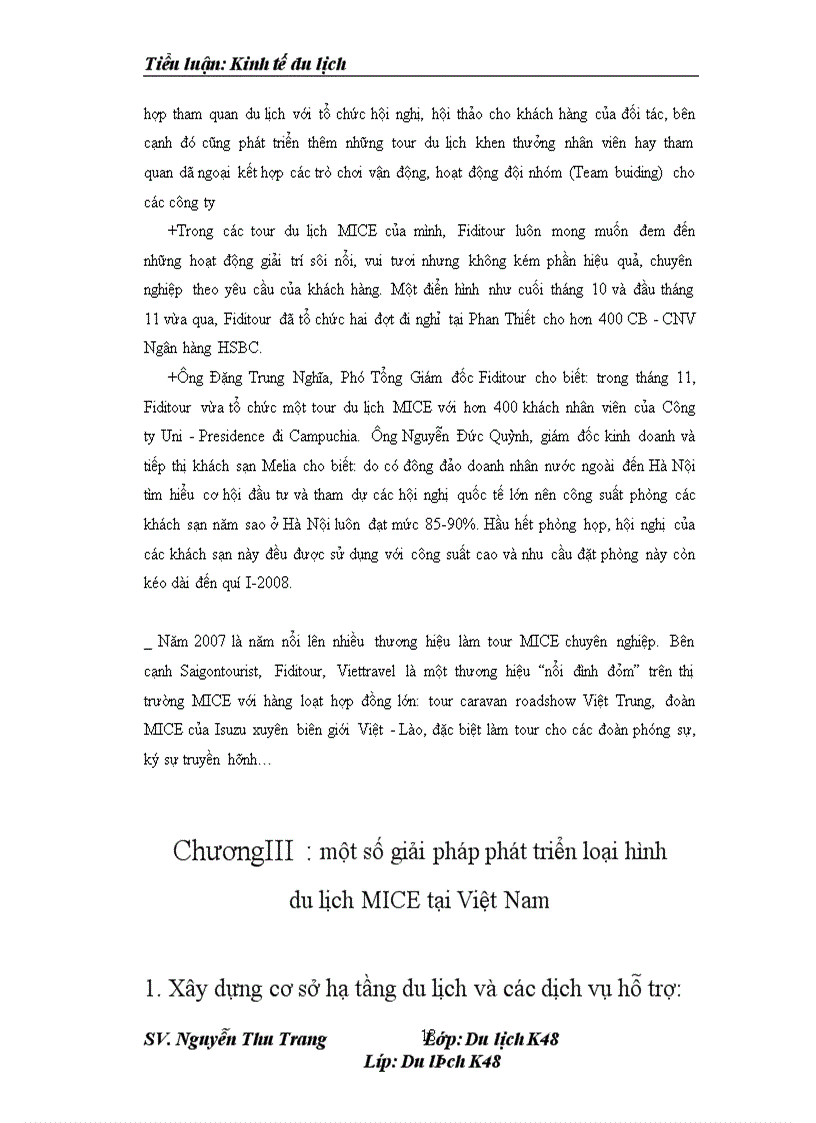 image for page Loại hình du lịch MICE tại Việt Nam