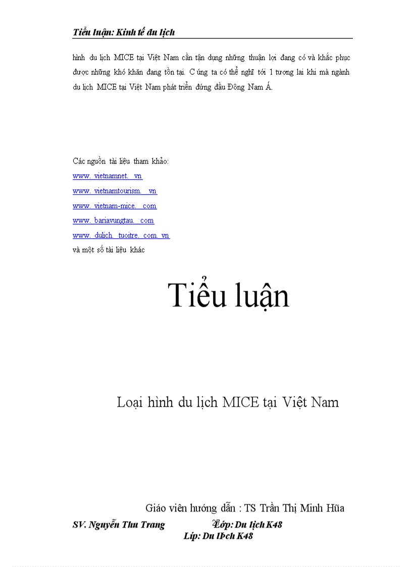 image for page Loại hình du lịch MICE tại Việt Nam