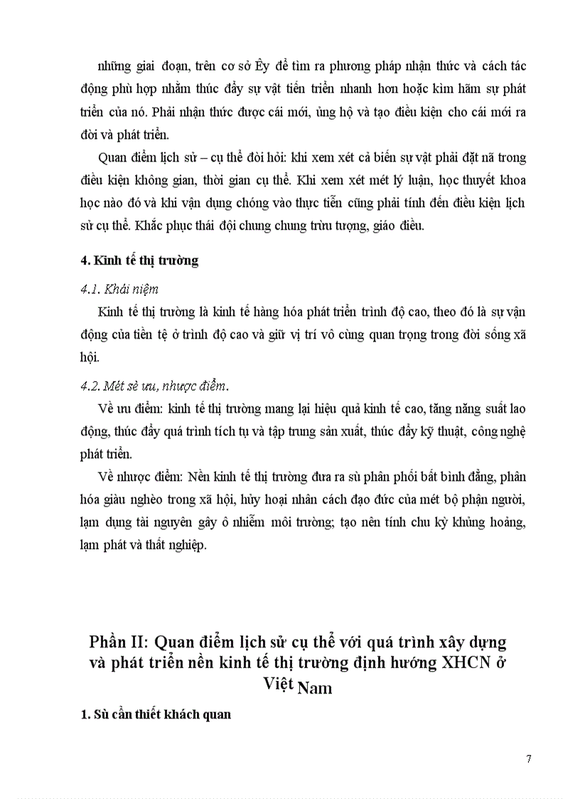 image for page Quan điểm lịch sử - cụ thể với việc xem xét quá trình xây dựng và phát triển nền kinh tế thị trường định hướng xã hội chủ nghĩa ở Việt Nam.