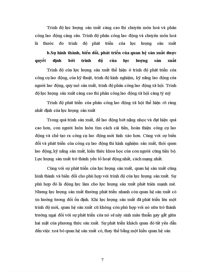 image for page Quy luật quan hệ sản xuất phù hợp với trình độ phát triển của lực lượng sản xuất và sự vận dụng quy luật này trong quá trình đổi mới kinh tế ở việt nam.