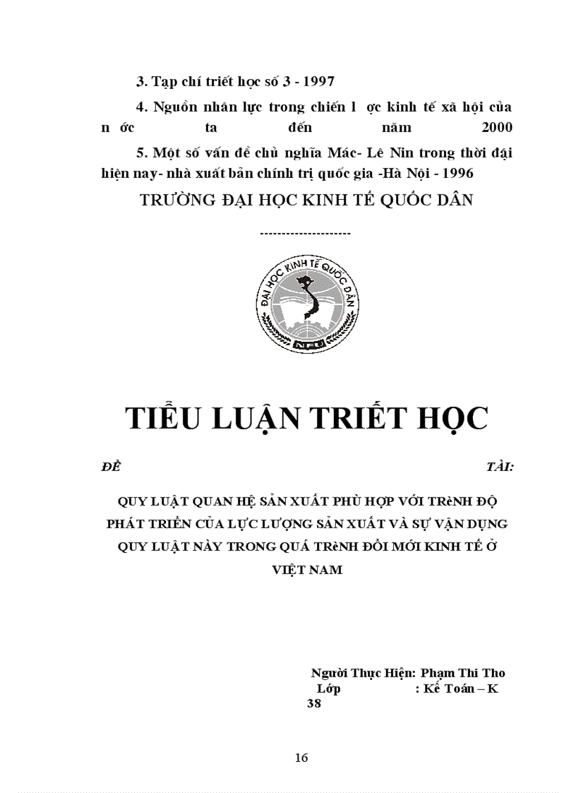 image for page Quy luật quan hệ sản xuất phù hợp với trình độ phát triển của lực lượng sản xuất và sự vận dụng quy luật này trong quá trình đổi mới kinh tế ở việt nam.