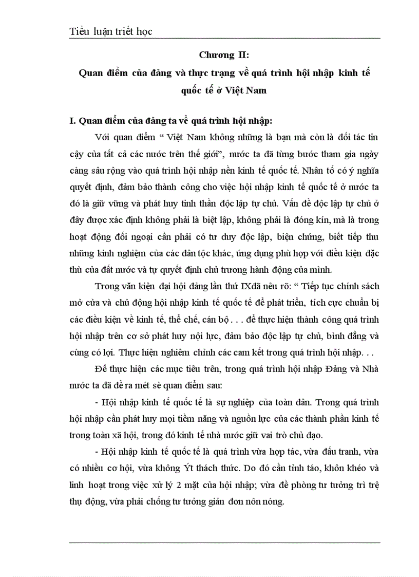 image for page Mối quan hệ giữa xây dựng nền kinh tế độc lập tự chủ với hội nhập kinh tế quốc tế ở Việt Nam.