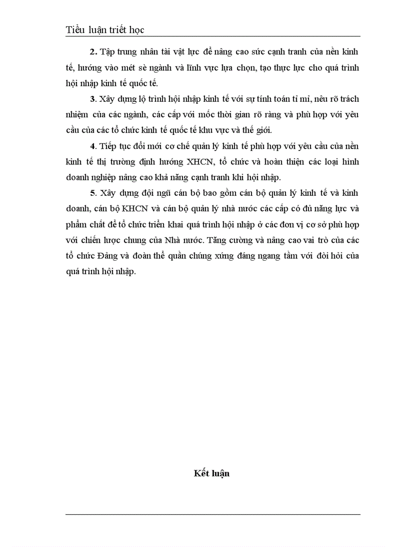 image for page Mối quan hệ giữa xây dựng nền kinh tế độc lập tự chủ với hội nhập kinh tế quốc tế ở Việt Nam.