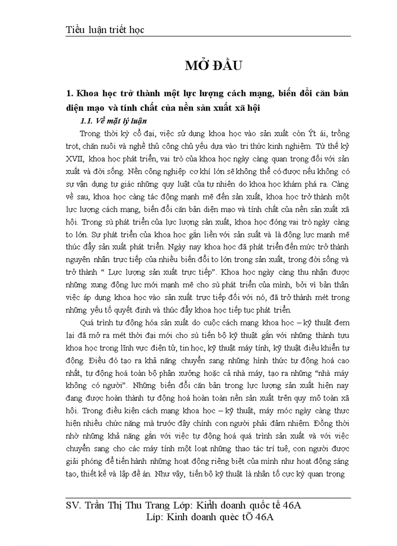 image for page Khoa học trở thành lực lượng sản xuất trực tiếp và vận dụng xem xét công cuộc đổi mới kinh tế ở Việt Nam.