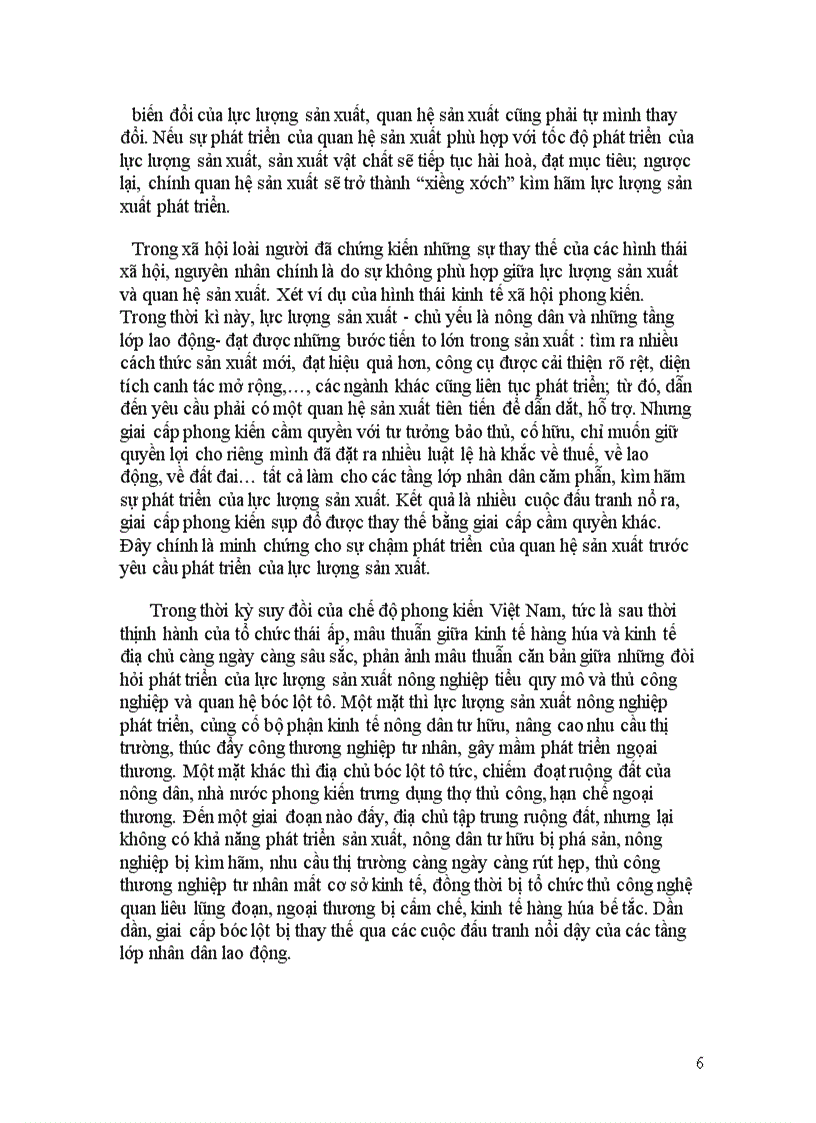 image for page Trình bày quy luật về sự phù hợp giữa QHSX với tính chất và trình độ phát triển của LLSX. Đảng ta đã vận dụng quy luật này như thế nào trong giai đoạn hiện nay