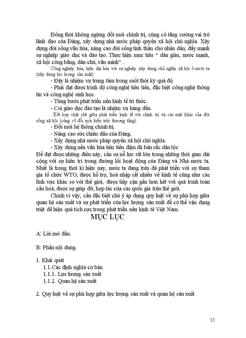 image for page Trình bày quy luật về sự phù hợp giữa QHSX với tính chất và trình độ phát triển của LLSX. Đảng ta đã vận dụng quy luật này như thế nào trong giai đoạn hiện nay