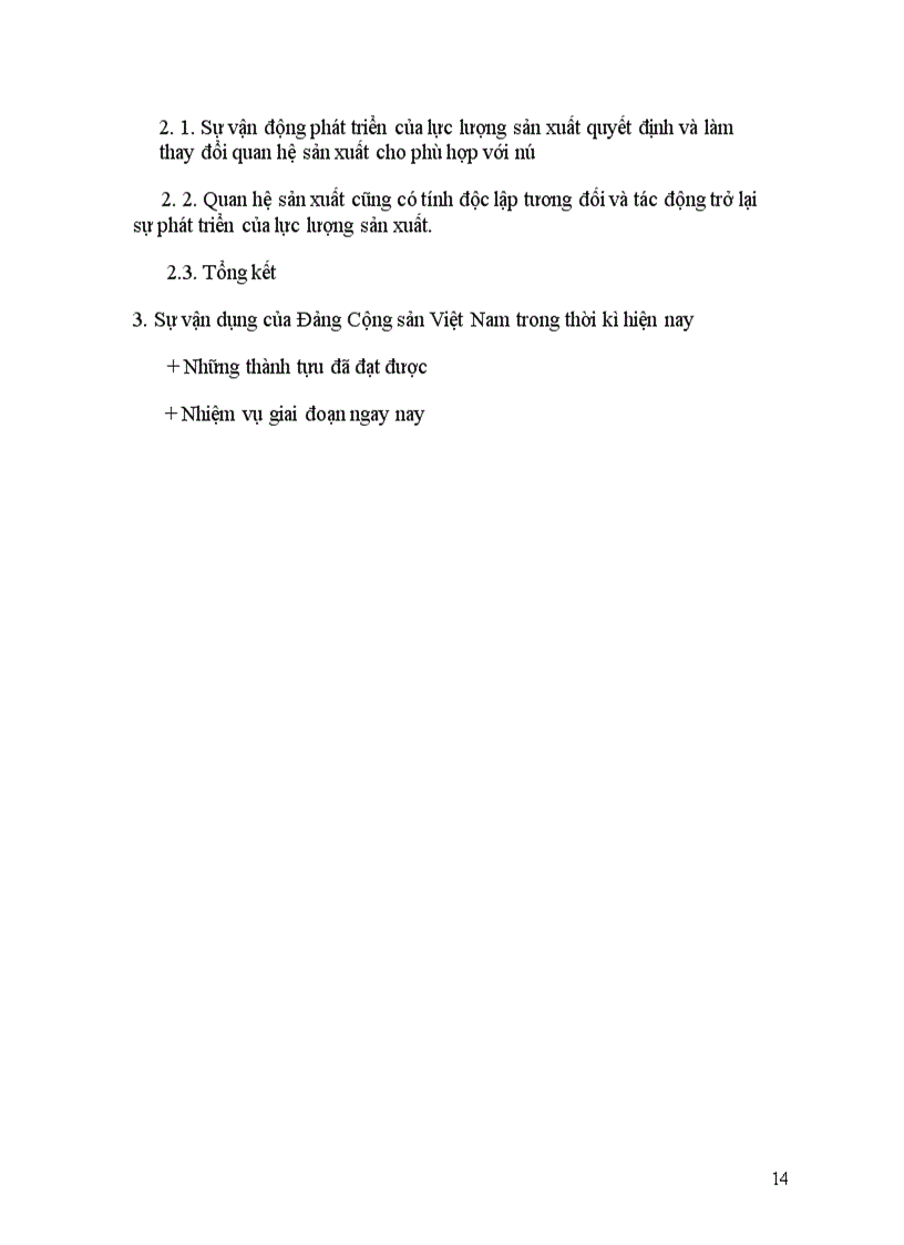 image for page Trình bày quy luật về sự phù hợp giữa QHSX với tính chất và trình độ phát triển của LLSX. Đảng ta đã vận dụng quy luật này như thế nào trong giai đoạn hiện nay