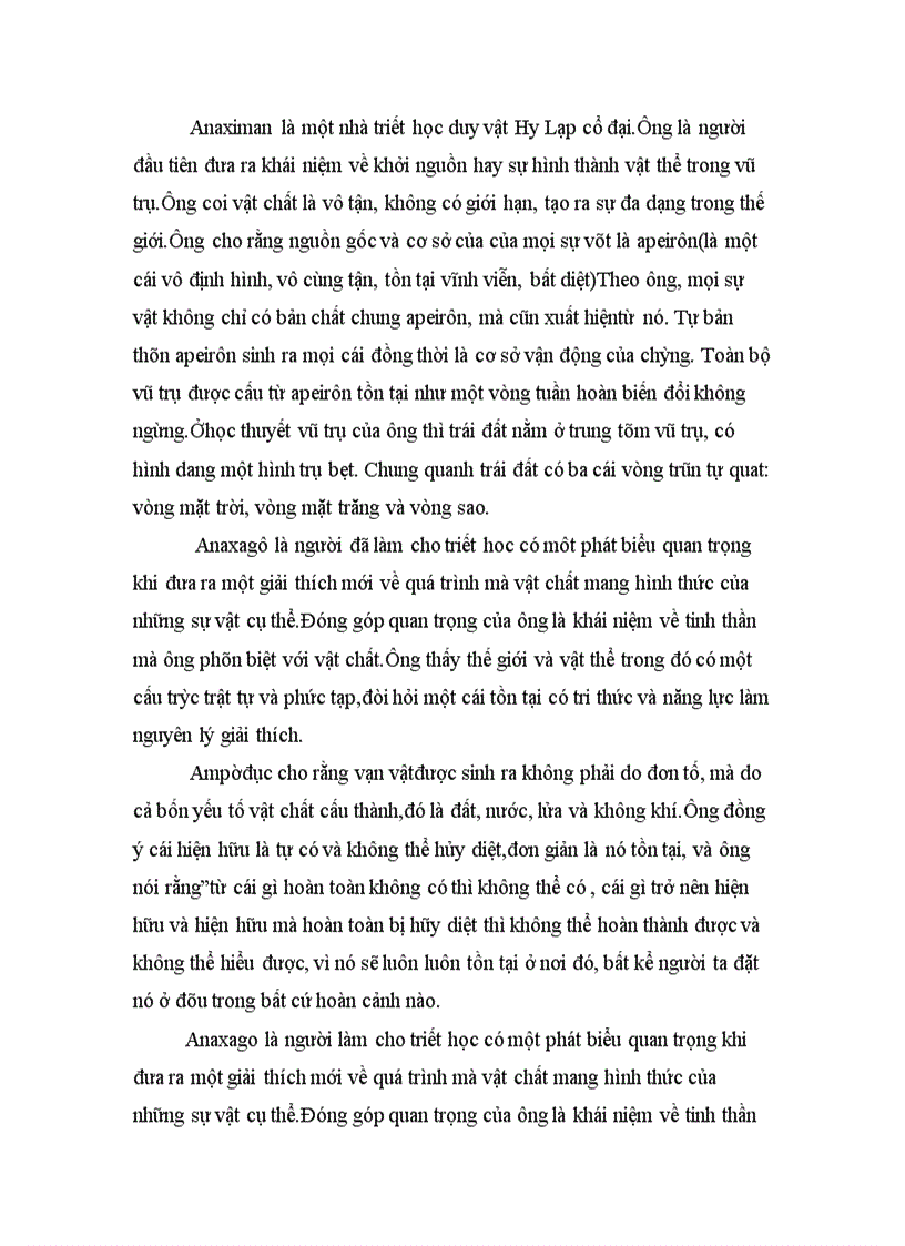 image for page Phân tích giá trị và hạn chế của các nhà triết học duy vật Hy Lạp cổ đại.