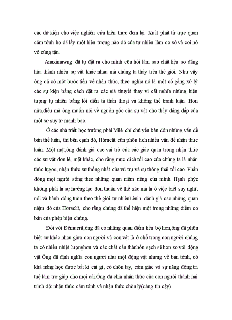 image for page Phân tích giá trị và hạn chế của các nhà triết học duy vật Hy Lạp cổ đại.