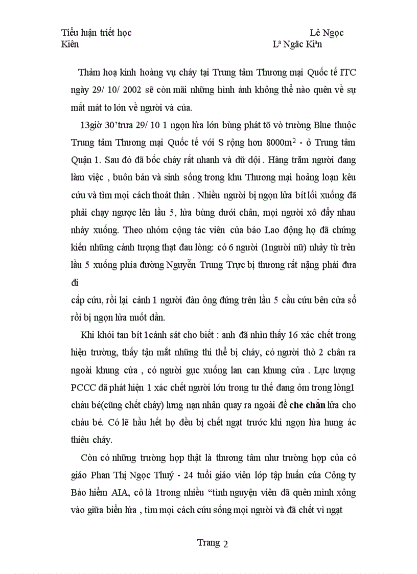 image for page Thảm hoạ, nguyên nhân và những bài học rút ra từ thảm họa ITC.