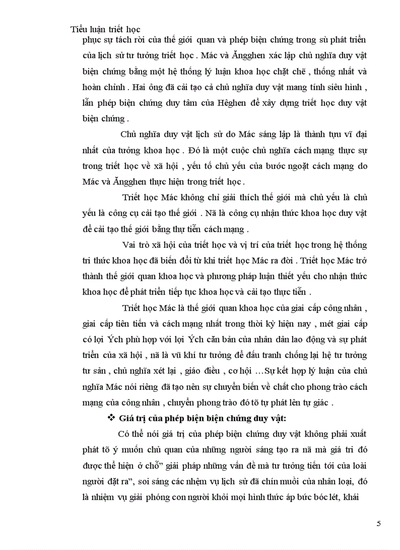 image for page Phép biện chứng duy vật ,phương pháp luận chung nhất của hoạt động nhận thức thực tiễn.