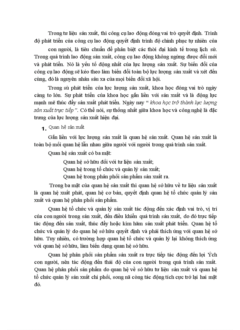 image for page Sự phát triển của quan hệ sản xuất và tác động của chúng tới sự phát triển của lực lượng sản xuất sau những năm đổi mới.