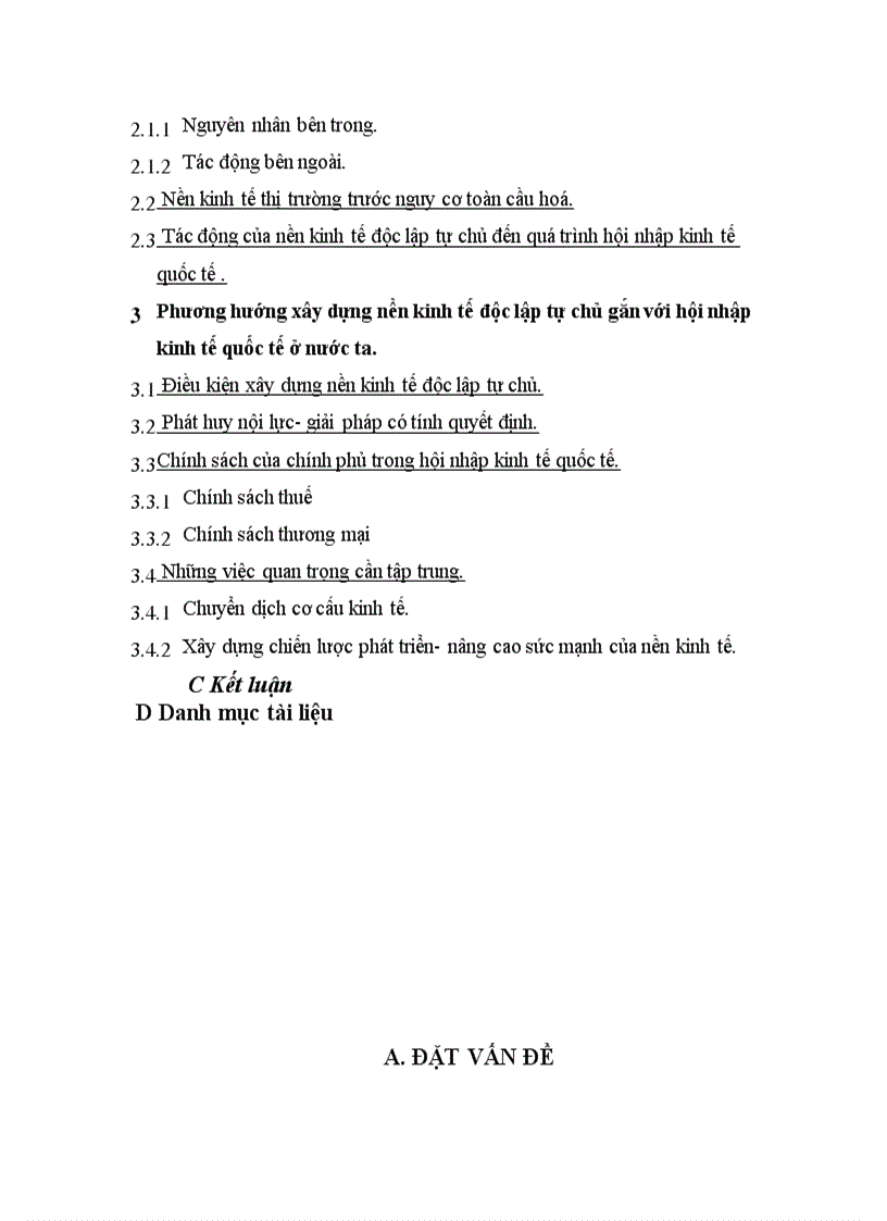 image for page Phương hướng xây dựng nền kinh tế độc lập tự chủ gắn với hội nhập kinh tế quốc tế ở nước ta.