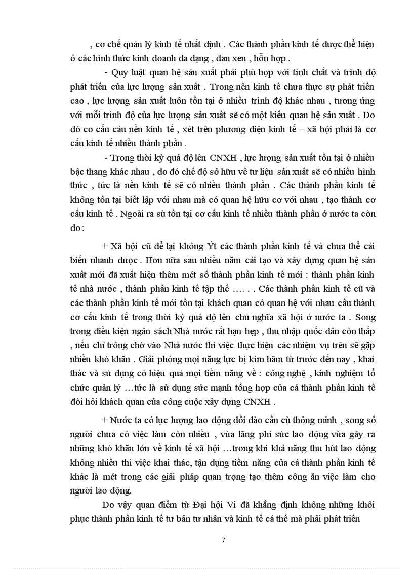 image for page Quy luật quan hệ sản xuất phù hợp với trình độ phát triển của lực lượng sản xuất với việc phân tích chủ trương phát triển nền kinh tế nhiều thành phần ở Việt nam hiện nay.