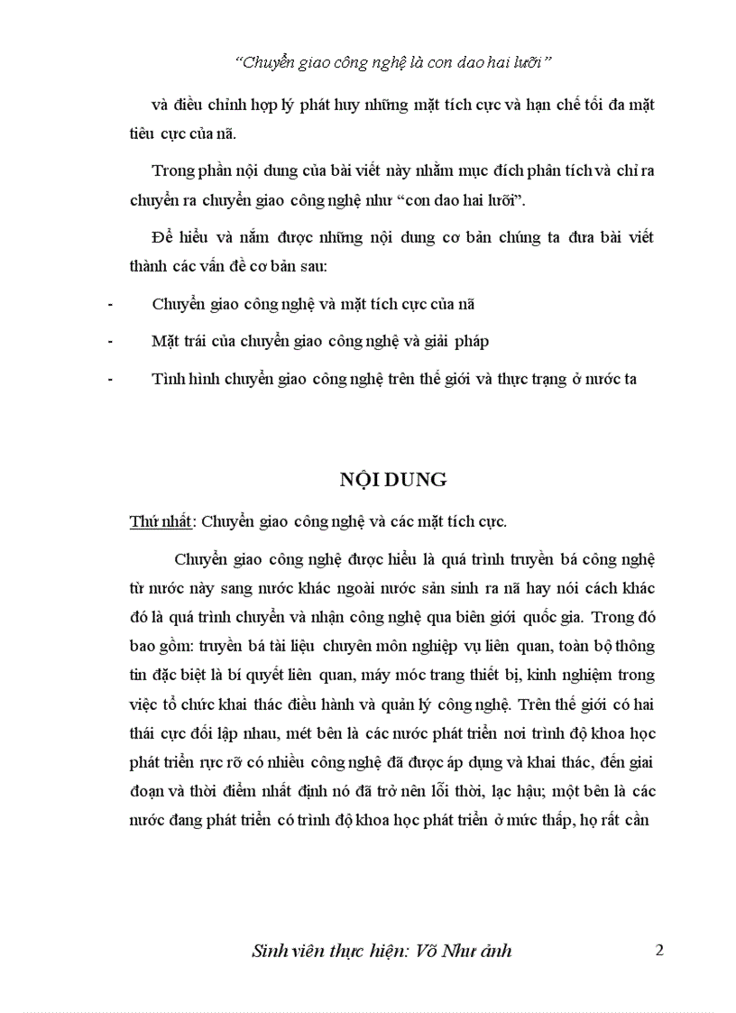 image for page Chuyển giao nghệ là con dao hai lưỡi